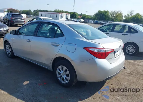 2016 Toyota Corolla L from USA, damaged, VIN 2T1BURHE4GC663556